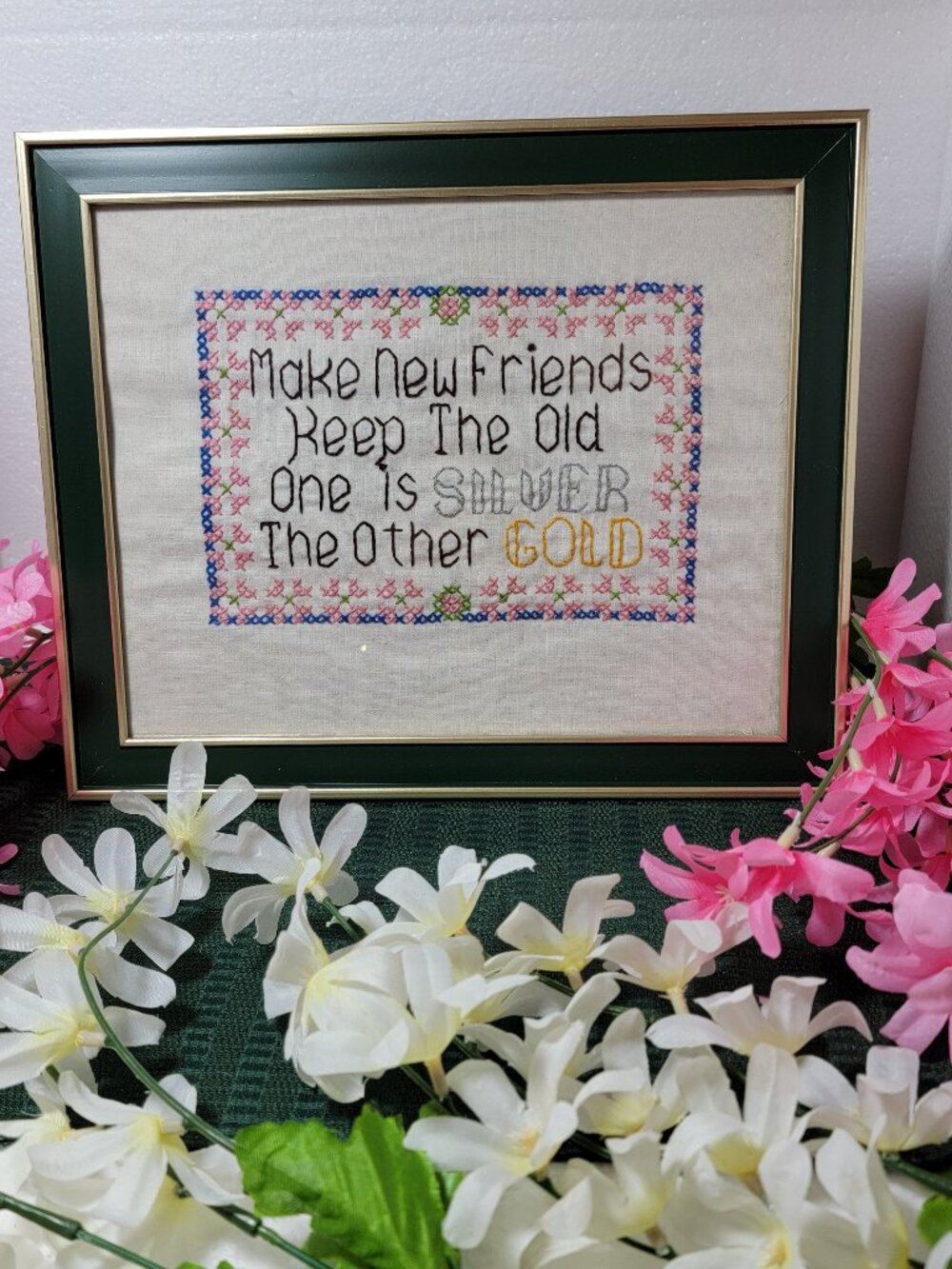 Vintage Cross Stitch Sampler